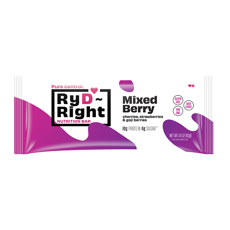 Mixed Berry Nutrition Bar (4 count)
